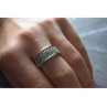 925 Sterling Silver CZ Ring Size 8