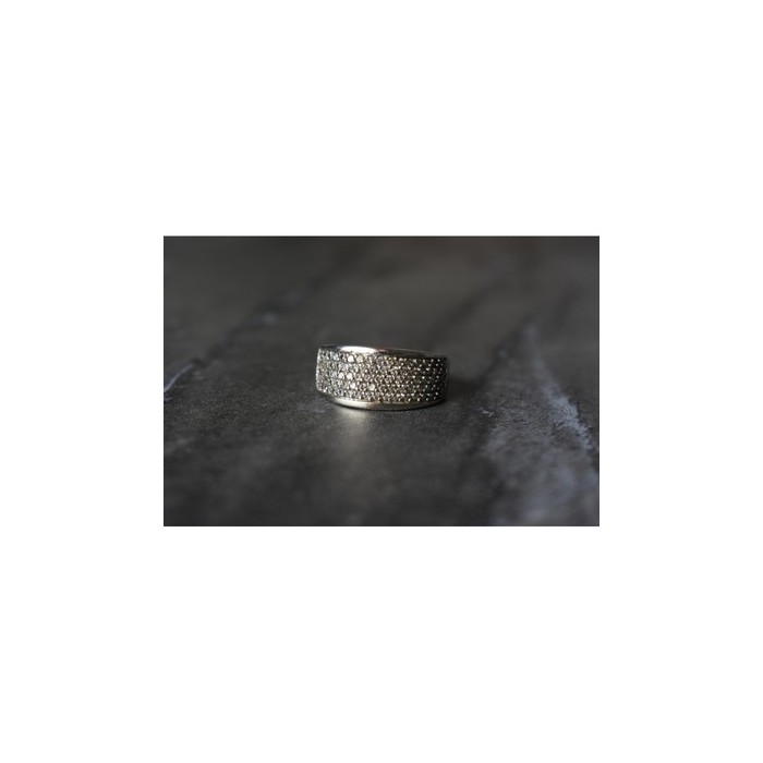 925 Sterling Silver CZ Ring Size 8