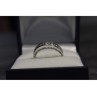 925 Sterling Silver CZ Band Ring Size 8