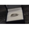 925 Sterling Silver CZ Band Ring Size 8