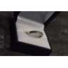 925 Sterling Silver CZ Band Ring Size 8