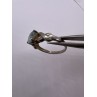 925 Sterling Silver Topaz Ring Size 6.5