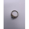 925 Sterling Silver Topaz Ring Size 6.5