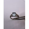 925 Sterling Silver Topaz Ring Size 6.5