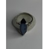 Vintage 925 Sterling Silver Hematite Ring Size 6.5