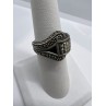 925 Sterling Silver Marcasite Ring Size 5.5