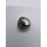 925 Sterling Silver Marcasite Ring Size 5.5
