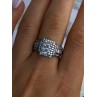 925 Sterling Silver Cz Ring Size 9