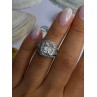 Tycoon 925 Sterling Silver Cz Ring Size 5