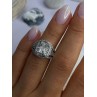 Tycoon 925 Sterling Silver Cz Ring Size 5