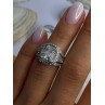 Tycoon 925 Sterling Silver Cz Ring Size 5