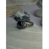 Vintage 925 Sterling Silver Hematite Ring Size 6
