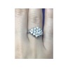 925 Sterling Silver CZ Ring Size 6.5