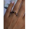 Beautiful Design 925 Sterling Silver Multi Color Spinel Ring Size 8
