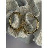 Gold Plated Earrings Length 1.25 Inch