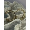 Gold Plated Earrings Length 1.25 Inch