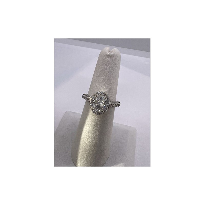 925 Sterling Silver CZ Ring Size 5.5