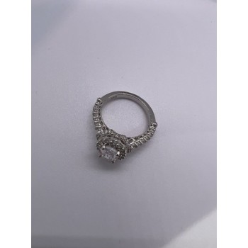 925 Sterling Silver CZ Ring Size 5.5