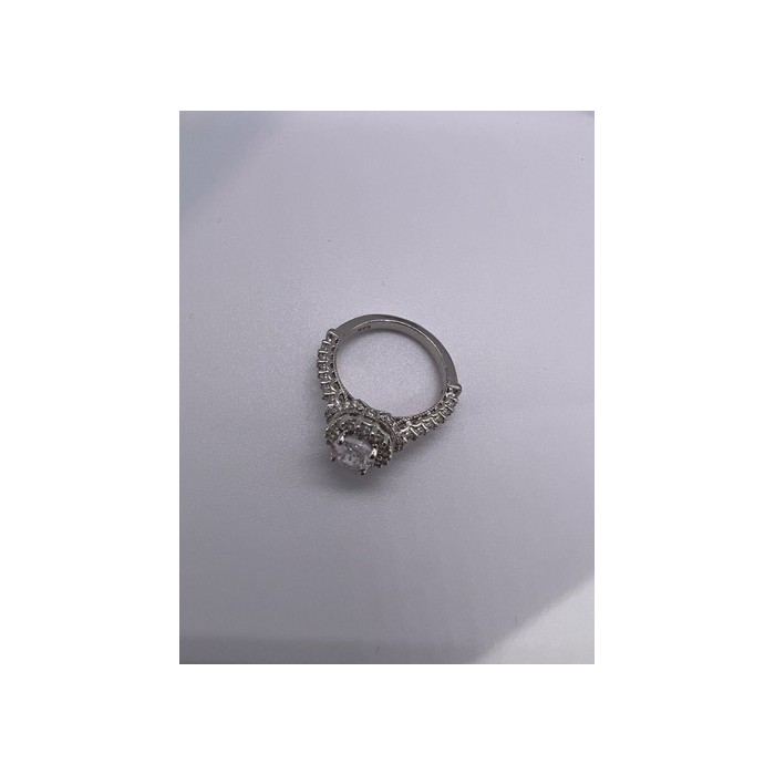 925 Sterling Silver CZ Ring Size 5.5