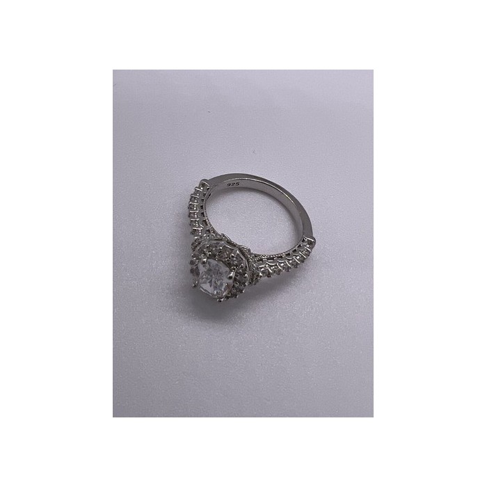 925 Sterling Silver CZ Ring Size 5.5