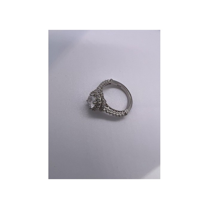 925 Sterling Silver CZ Ring Size 5.5