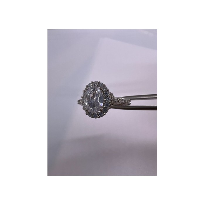925 Sterling Silver CZ Ring Size 5.5