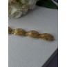 Portugal Topazio 925 Sterling Silver Gold Plated Bracelet Length 7 Inch