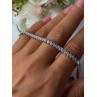 Elegant 925 Sterling Silver CZ Bracelet Length 7.5 Inch