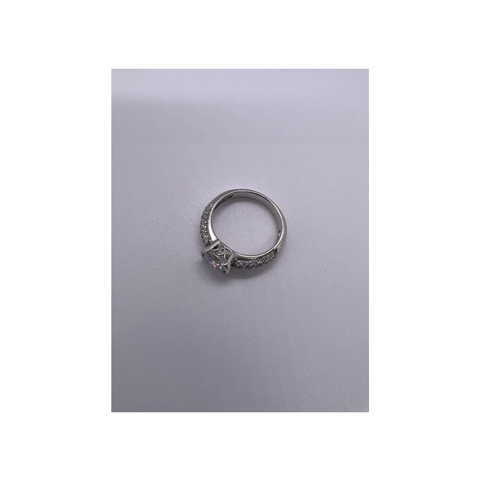 925 Sterling Silver CZ Ring Size 6.5