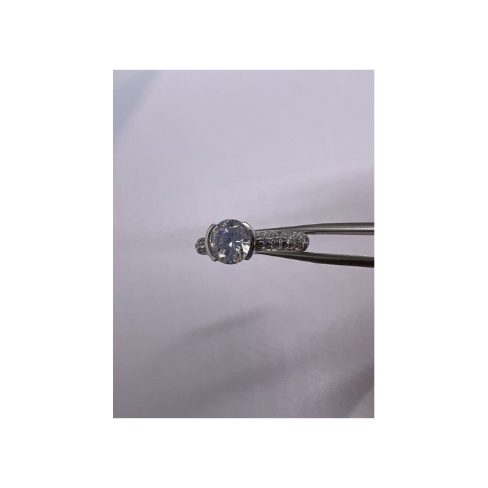 925 Sterling Silver CZ Ring Size 6.5