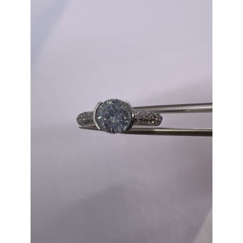 925 Sterling Silver CZ Ring Size 6.5