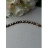 925 Sterling Silver Gold Plated CZ Bracelet Length 7.5 Inch