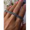 Elegant 925 Sterling Silver Marcasite Bracelet Length 8 Inch