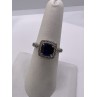 925 Sterling Silver Spinel & Beryl Ring Size 6.5