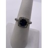 925 Sterling Silver Spinel & Beryl Ring Size 6.5