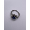 925 Sterling Silver Spinel & Beryl Ring Size 6.5