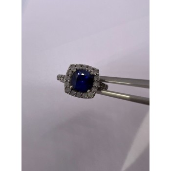925 Sterling Silver Spinel & Beryl Ring Size 6.5