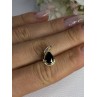 10K YELLOW GOLD BLACK SAPPHIRE & DIAMONDS PENDANT LENGTH 0.60 INCH