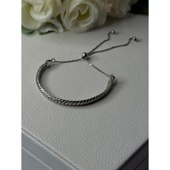 Classy Sizable 925 Sterling Silver Bracelet