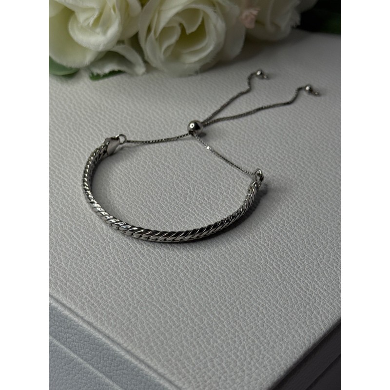 Classy Sizable 925 Sterling Silver Bracelet