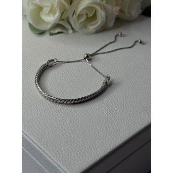Classy Sizable 925 Sterling Silver Bracelet
