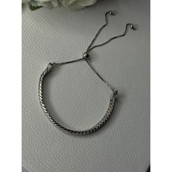 Classy Sizable 925 Sterling Silver Bracelet