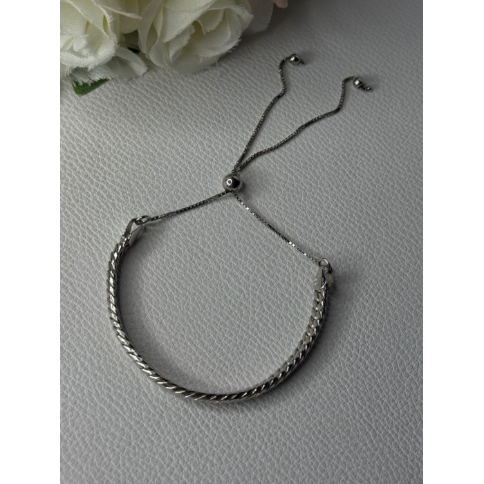 Classy Sizable 925 Sterling Silver Bracelet