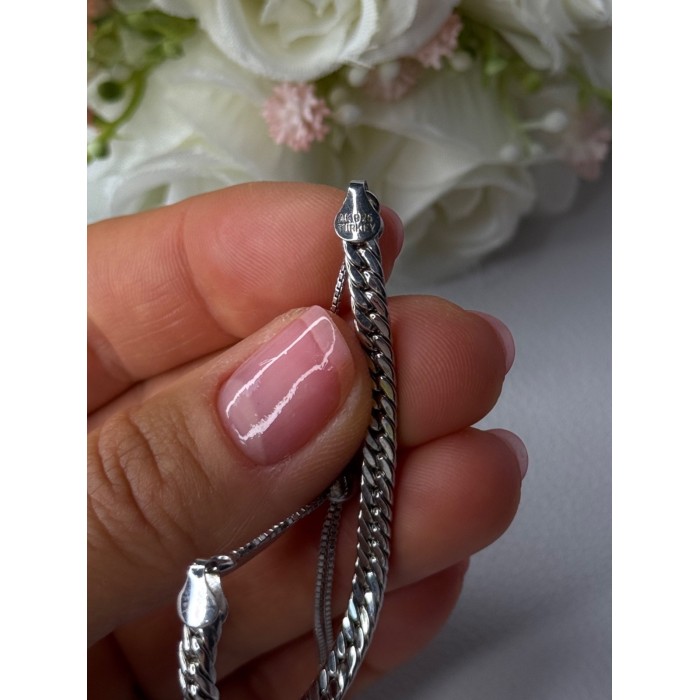 Classy Sizable 925 Sterling Silver Bracelet