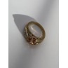 925 Sterling Silver Citrine CZ Ring Size 6.5
