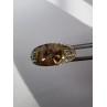 925 Sterling Silver Citrine CZ Ring Size 6.5