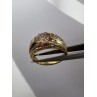 925 Sterling Silver Citrine CZ Ring Size 6.5