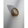 925 Sterling Silver Citrine CZ Ring Size 6.5
