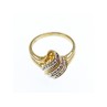 10K YELLOW GOLD DIAMONDS RING SIZE 11.125