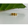 10K YELLOW GOLD HELIODOR RING SIZE 7.25